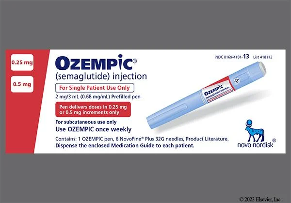 Ozempic starter dose (0.25 mg/0.5 mg) – FDA-approved weekly semaglutide injection for weight loss. Fast, discreet worldwide shipping available.