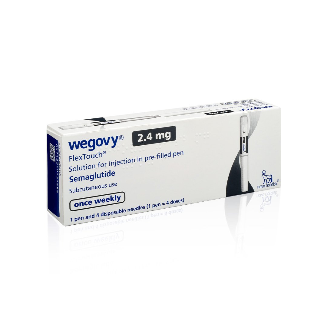 Wegovy 2.4 mg – Full-strength weekly injection for long-term weight loss and appetite control. Ships worldwide.