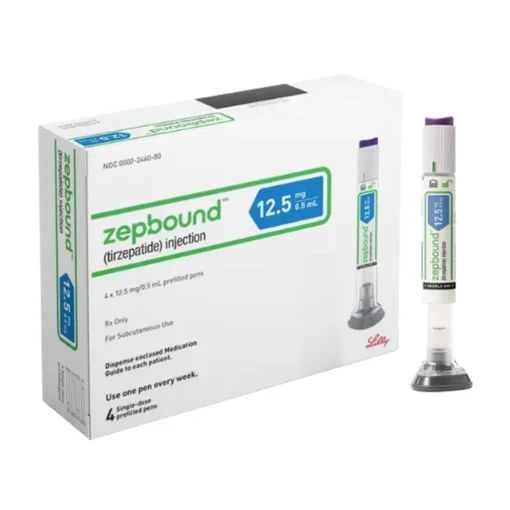 Zepbound 12.5 mg – Potent weekly tirzepatide injection for advanced weight loss and appetite control. Safe, effective, with worldwide shipping.